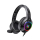 Słuchawka I-ONIK Słuchawki gamingowe K9 RGB USB czarne (przewodowe) ON-K9_CAT/BK
